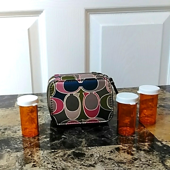 Coach Accessories - Coach signature triple pill box